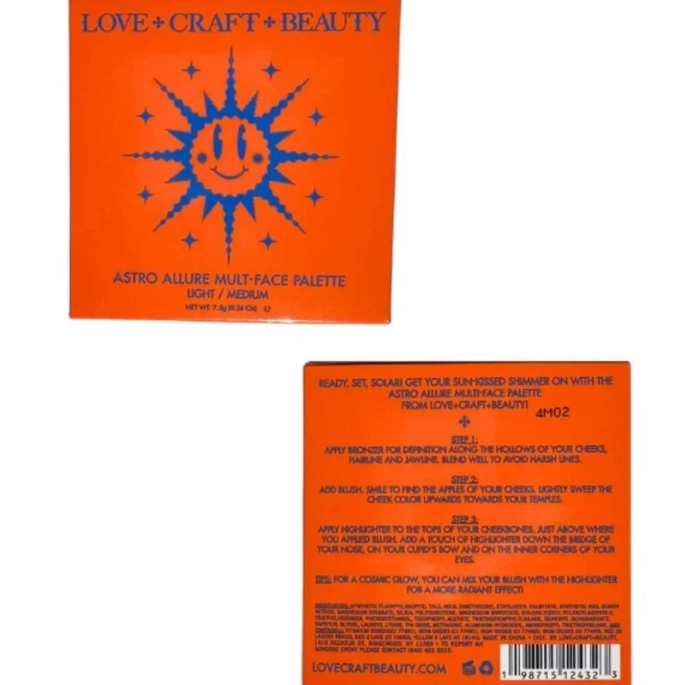 LOVE+CRAFT+BEAUTY Astro Allure Light / Medium Mult-Face Palette